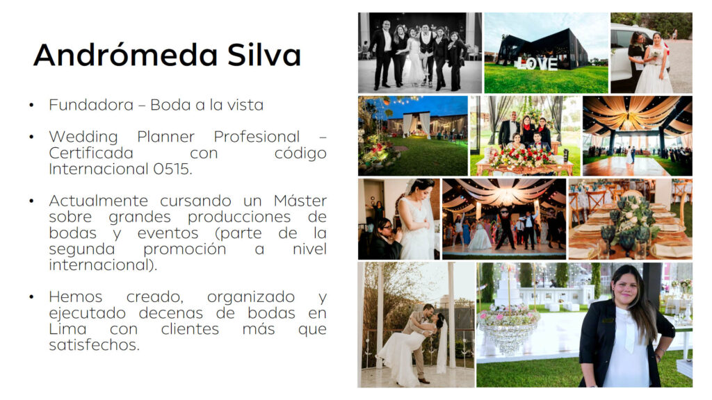 Wedding Planner en lima Andrómeda Silva